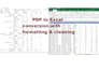 convert PDF to excel or word with accurate formatting